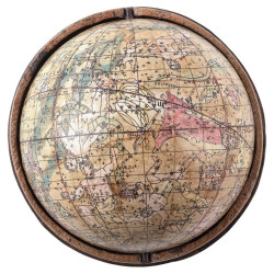An English 3-Inch Pocket Celestial Globe James S. Cox 1830's