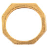 Roman Gold Octagonal Epigraphic Ring circa 3rd century A.D.