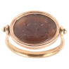Agate Intaglio of Mucius Scaevola Ring 17th Century