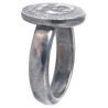 Silver Ring set with Ancient Gorgon Head’s coin circa 350-300 BC