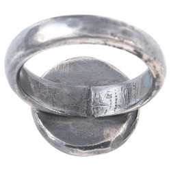 Silver Ring set with Ancient Gorgon Head’s coin circa 350-300 BC