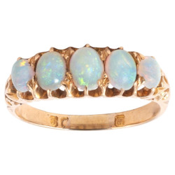 Victorian 18ct Gold Opal...