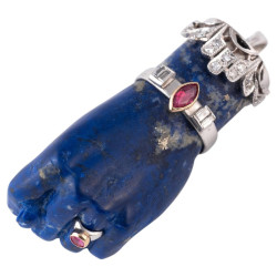 Large Antique Lapis Lazuli...