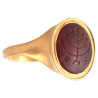 Roman Jewish Carnelian Intaglio Ring, 2nd century