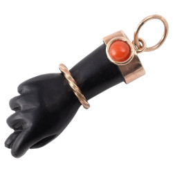 Vintage 14k Gold Coral and...