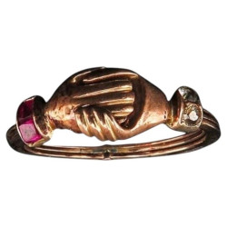 Italian 18K Gold Gimmel...