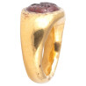 Roman Gold Ring with Garnet Intaglio of an Eagle's Head 1st century A.D.