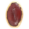 Ancient Roman Gold Ring with Diana Intaglio 2nd Century AD