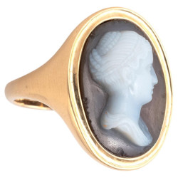 Ring Cameo Of Faustina The Younger 2nd Century AD