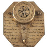 Macquart Brass Butterfield-Type Pocket Sundial French Early 18th century