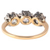 Antique 2.9 ct Old Mine & European-Cut Diamond Three-Stone Ring, 1890