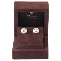 Art Deco Platinum 8.4ct Old European Cut Diamond Stud Earrings, 1930s