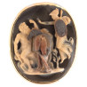 Late 16th Century Gold Agate Cameo Ring Depicting Athena & Poseidon