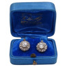 Antique Pair Of Old-Cut Diamond Earrings Circa 1890's