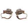 Antique Pair Of Old-Cut Diamond Earrings Circa 1890's