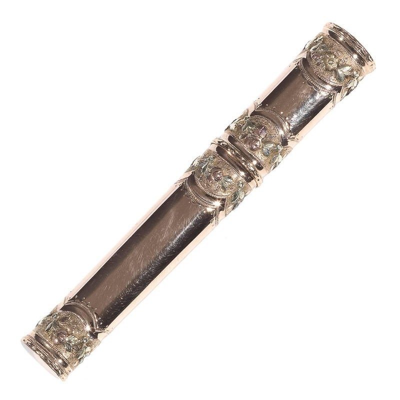 An 18th Century Vari-Coloured Gold Sealing Wax Case