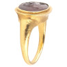 Ancient Roman Gold Ring With Amazon Intaglio 2rd Century AD