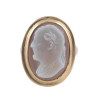 19th Century Gold and Agate Cameo Ring