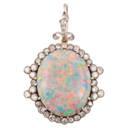 Early 1900's Large Opal Old...