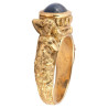 An Art Nouveau Gold And Sapphire Ring Circa 1910