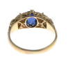Early 20th Century 18 Carat Gold Sapphire and Diamond Ring