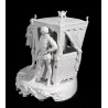 19th Century Capodimonte Porcelain Full-Relief Gallant Scene