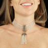 Belle Epoqué Diamond and Seed Pearl Choker French, circa 1910