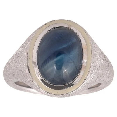 Vintage Sapphire Cabochon Ring #bernardoantichita